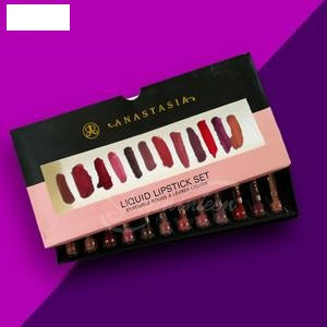ANASTASIA LIQUID LIPSTICK SET 12PCS