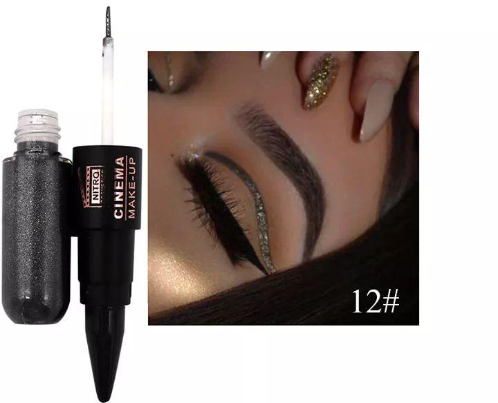2IN1 SHINY CREAM LIQUID EYELINER PACK OF 6