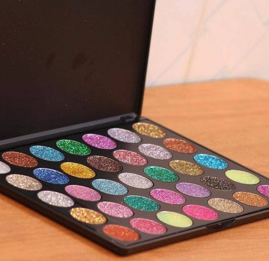 35 COLOR PRESSED GLITTER PALETTE