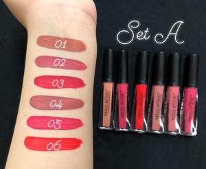 MISS ROSE MATTE LIPGLOSS SET