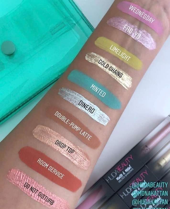 HUDA BEAUTY 2IN1 MATTE & METAL MELTED EYESHADOWS