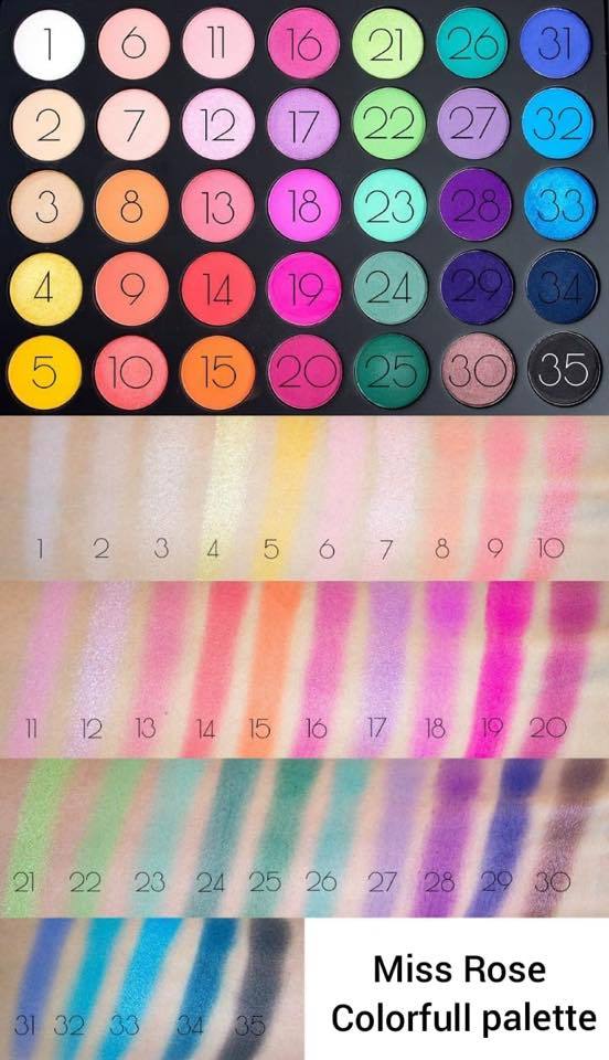 MISS ROSE 35 COLOR EYESHADOW