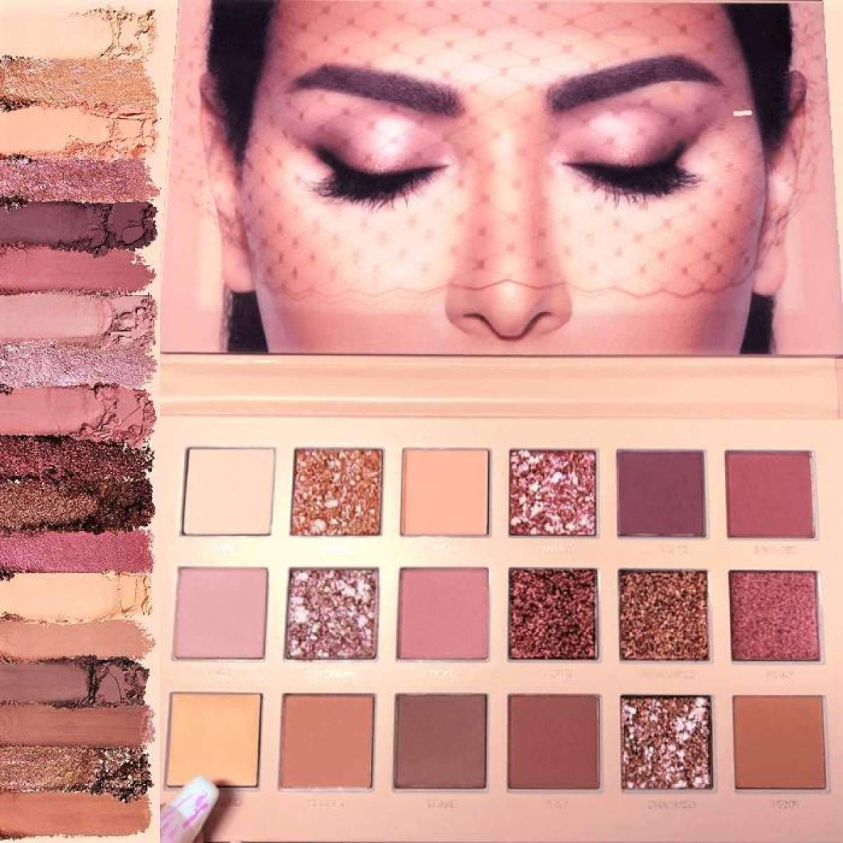 18 COLORS MISS ROSE NUDE EYESHADOW PALETTE