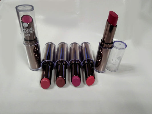 LAKME LIPSTICKS - AMAZING NEW COLORS PACK OF FIVE (6)