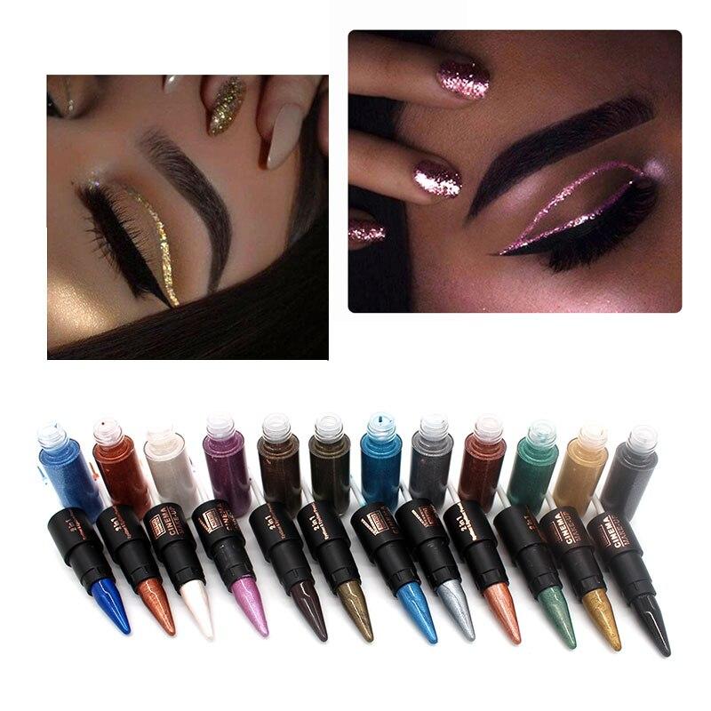 2IN1 SHINY CREAM LIQUID EYELINER PACK OF 6