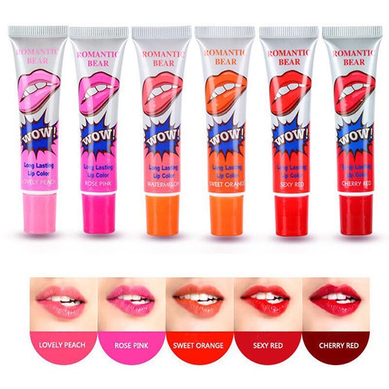 PEEL OFF LIPGLOSS PACK OF SIX (06)