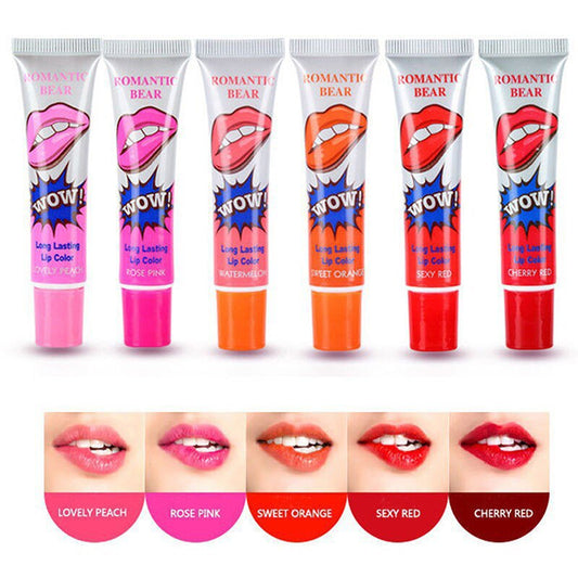 PEEL OFF LIPGLOSS PACK OF SIX (06)
