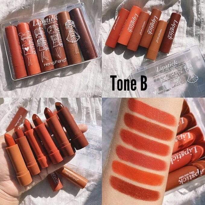 HENG FENG LIPSTICKS PACK OF SIX (06)