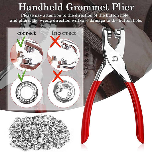 Hand Pressure Pliers For Prong Snap Button