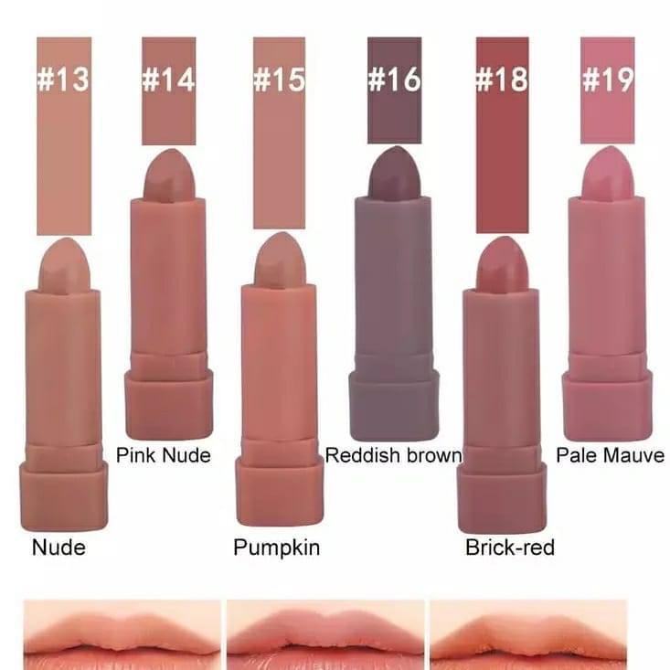 Heng Fang set of 6 colors matte lipstick