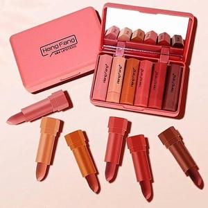 Heng Fang set of 6 colors matte lipstick