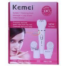 kemei epilator 5 in 1 complete set