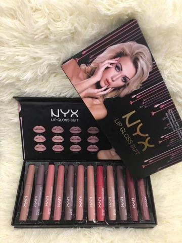 NYX LIPGLOSS VALLET OF 12